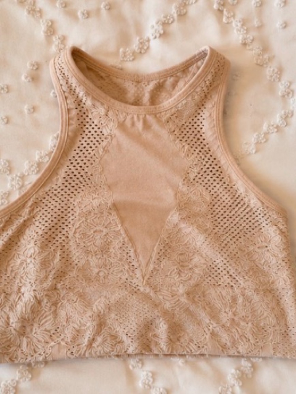 FP Movement by Free People Nude/Beige Athletic Tank Top